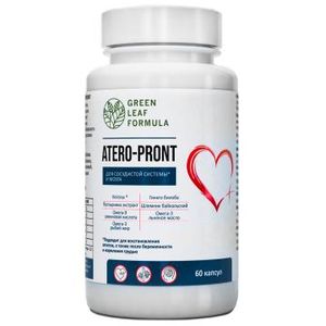 Green Leaf Formula, ATERO-PRONT (для сосудов и мозга), капсулы, 60 шт.