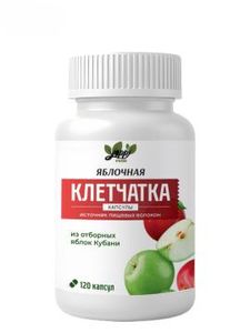 Yappi, Яблочная клетчатка, капсулы, 120 шт.