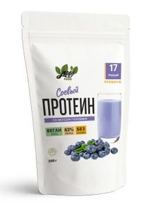 Yappi, Соевый изолят протеин с голубикой, 250 г