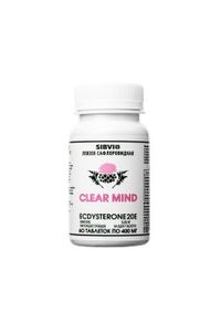 SIBVIO, Лист левзеи сафлоровидной Clear Mind, таблетки, 60 шт.