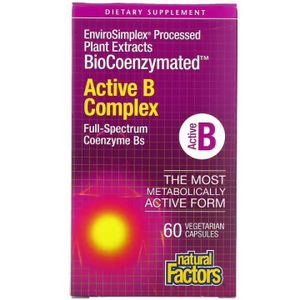 Natural Factors, Комплекс «Active B» (для здоровья организма), капсулы, 60 шт.