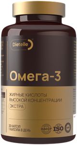 DIETELLE, Омега-3 высокой концентрации Экстра, капсулы, 30 шт.