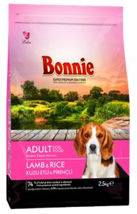 Bonnie, Сухой корм для собак с ягненком и рисом, 2500 г
