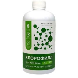 Nooteria Labs, Хлорофилл, со вкусом мяты, жидкость, 500 мл