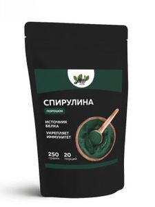 Yappi, Спирулина суперфуд для похудения, порошок, 250 г