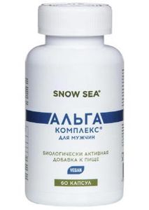 SNOW SEA, АЛЬГАКОМПЛЕКС® (для сохранения мужского здоровья), капсулы, 60 шт.
