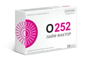 Supreme Pharmatech, Комплекс O252 «Лайф фактор», капсулы, 30 шт.