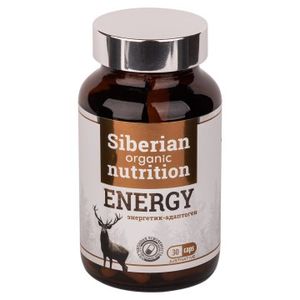 Siberian organic nutrition, Energy (энергетик-адаптоген), капсулы, 30 шт.