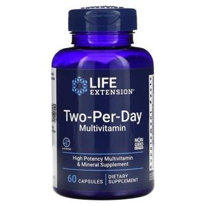 Life Extension, Two-Per-Day Multivitamin (комплекс мультивитаминов), капсулы, 60 шт.