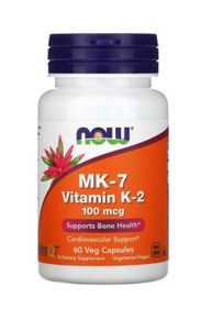 Now Foods, Витамин К2 (МК-7), капсулы, 60 шт