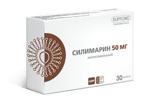 Supreme Pharmatech, Липосомальный Силимарин, капсулы, 30 шт.