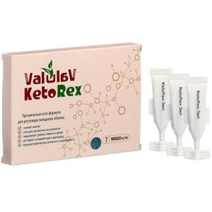 Valulav, KetoRex, Снижение веса (регуляция липидного обмена), монодозы, 7 шт.