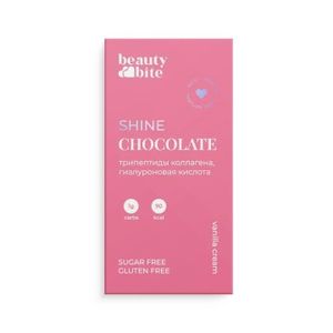 Beauty Diet, Шоколад «Beauty Diet Shine» ванильный крем, 20 г