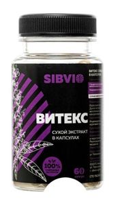 SIBVIO, Витекс священный (сухой растительный экстракт), капсулы, 60 шт.