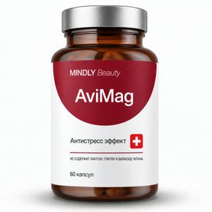 MINDLY, AviMag Магний (цитрат), капсулы, 60 шт.