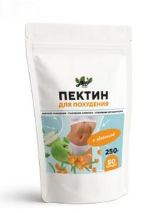 Yappi, Яблочный пектин с облепихой (для похудения), порошок, 250 г