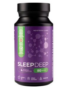 Nooteria Labs, Sleep Deep Магний бисглицинат + комплекс для сна, капсулы, 80 шт.
