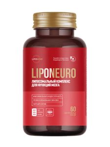 Lipomins, Липосомальный комплекс для функций мозга LipoNeuro, растительные капсулы, 60 шт.