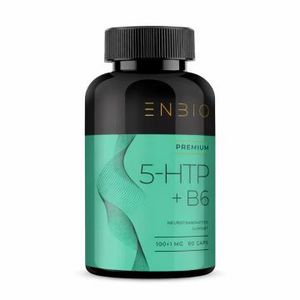 ENBIO, 5-HTP (5-Гидрокситриптофан) + витамин B6, для крепкого сна и снижения аппетита, капсулы, 60 шт.