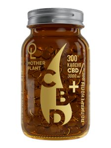 MotherPlant, Масло CBD с полипренолами, капсулы, 300 шт.