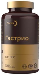 Dietelle, Гастрио (Натуральное слабительное, для здоровья ЖКТ), капсулы, 60 шт.