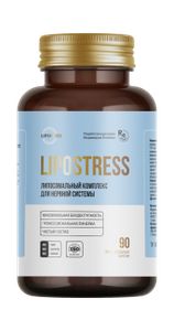 Lipomins, Липосомальный комплекс для нервной системы «LipoStress», растительные капсулы, 90 шт.
