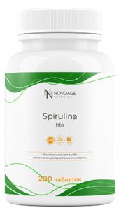 NOVOAGE nutrition, Спирулина, таблетки, 200 шт.