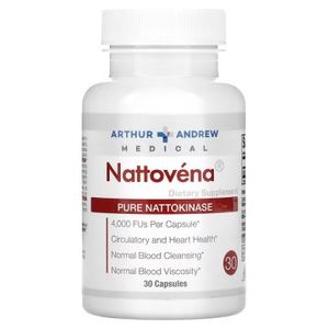 Arthur Andrew Medical, Nattovena (очищенная наттокиназа), капсулы, 30 шт.