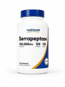 Nutricost, Serrapeptase (Серрапептаза), капсулы, 120 шт.