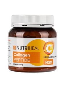 NUTRIHEAL, Коллаген пептидный с серой и мембраной яичной скорлупы со вкусом апельсина, порошок, 150 г