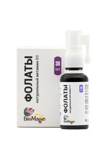 BioMagic, Фолаты (витамин B9), жидкость, 30 мл