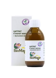 BioMagic, Магний (цитрат и малат), жидкость, 200 мл